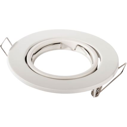 Εντοιχισμένο φωτιστικό οροφής 1xGU10/MR16/10W/230V διάμ. 9 cm λευκό