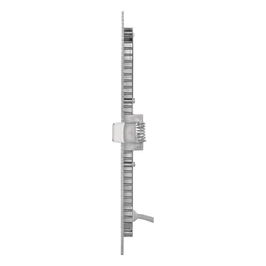 Εντοιχισμένο φωτιστικό οροφής LED NEXXO, LED/18W/230V, 3000/3500/4000K, ασημί, 22,5x22,5 cm