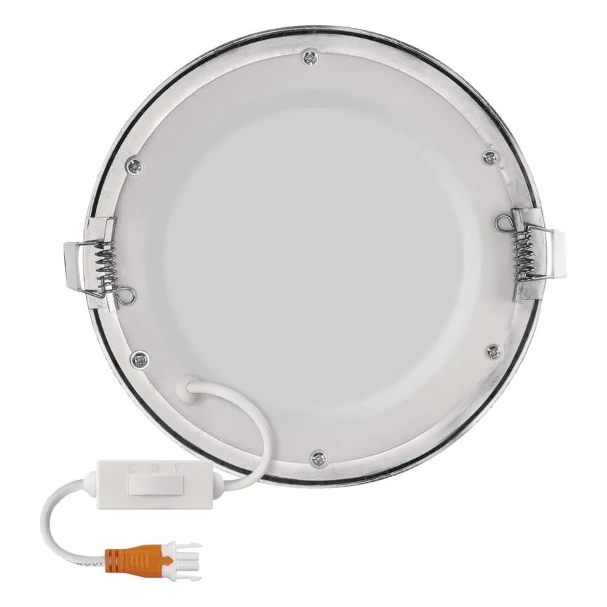 Εντοιχισμένο LED φωτιστικό NEXXO LED/12,5W/230V 3000/3500/4000K ασημί διάμ. 17 cm