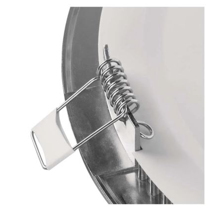 Εντοιχισμένο LED φωτιστικό NEXXO LED/12,5W/230V 3000/3500/4000K ασημί διάμ. 17 cm