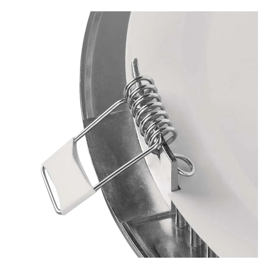 Εντοιχισμένο LED φωτιστικό NEXXO LED/12,5W/230V 3000/3500/4000K ασημί διάμ. 17 cm