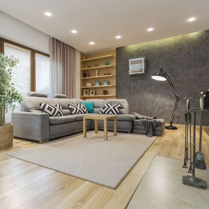 Εντοιχιζόμενο φωτιστικό GU10 διάμετρος 9 εκ. λευκό