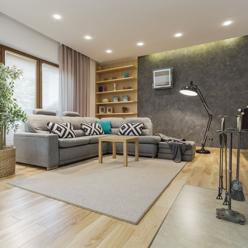 Εντοιχιζόμενο φωτιστικό GU10 διάμετρος 9 εκ. λευκό