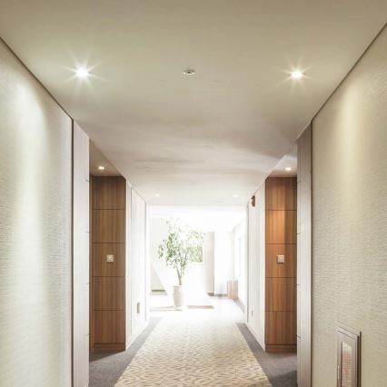 Εντοιχιζόμενο φωτιστικό GU10 διάμετρος 9 εκ. λευκό