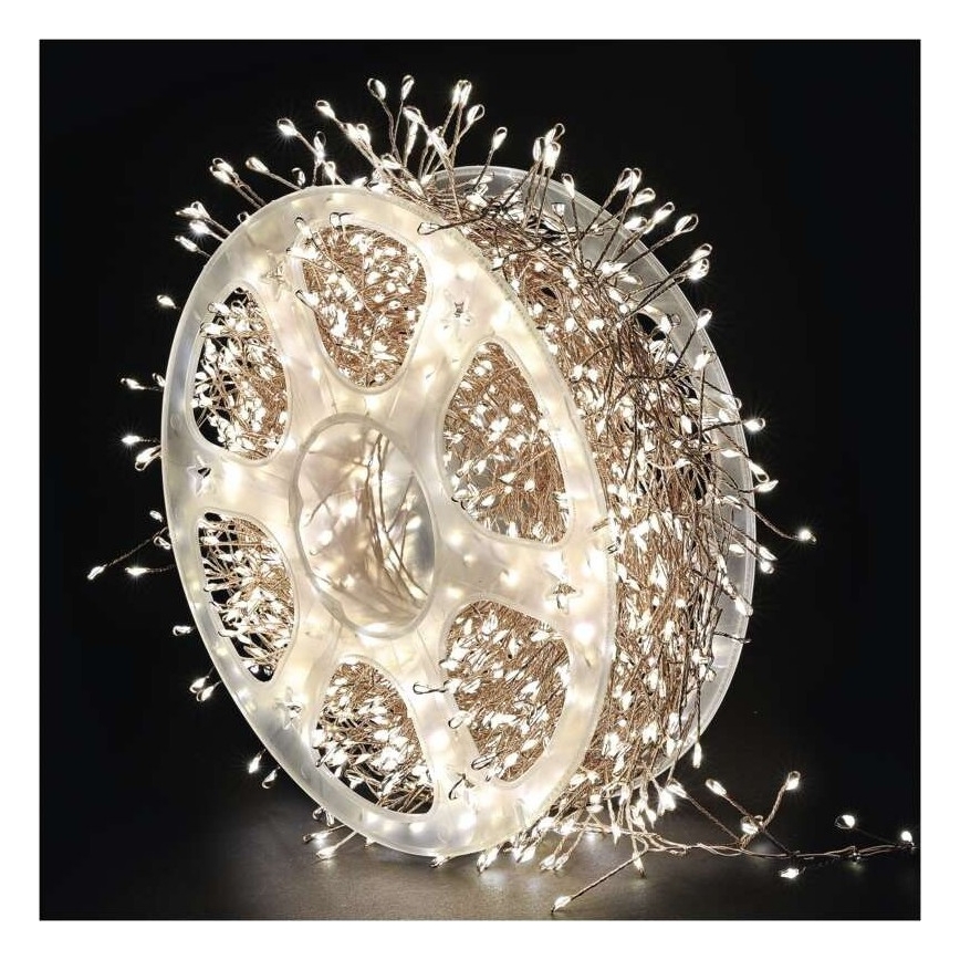 Εξωτερική LED γιρλάντα 960xLED/8 λειτουργίες 9,6m IP44 θερμό λευκό