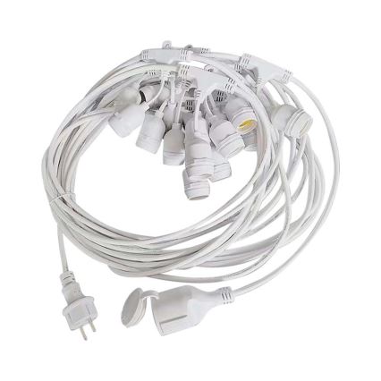 Εξωτερική γιρλάντα φωτισμού STRING 15xE27/40W/230V 15m IP65