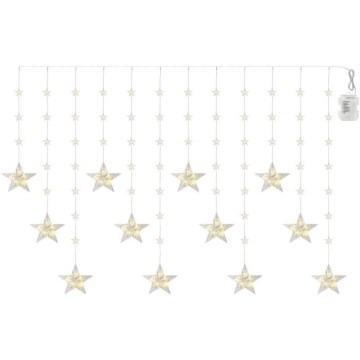 Εξωτερική γιρλάντα LED 120xLED 3xAA 1,7 m IP44 θερμό λευκό
