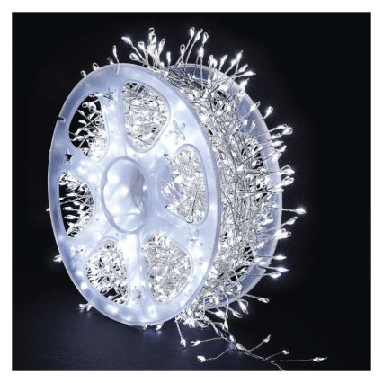 Εξωτερική γιρλάντα LED 1920xLED/8 λειτουργίες 19,2m IP44 ψυχρό λευκό