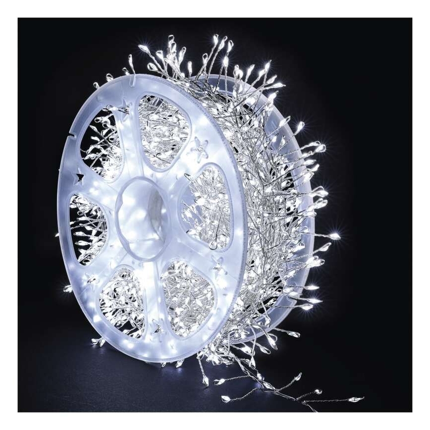 Εξωτερική γιρλάντα LED 1920xLED/8 λειτουργίες 19,2m IP44 ψυχρό λευκό