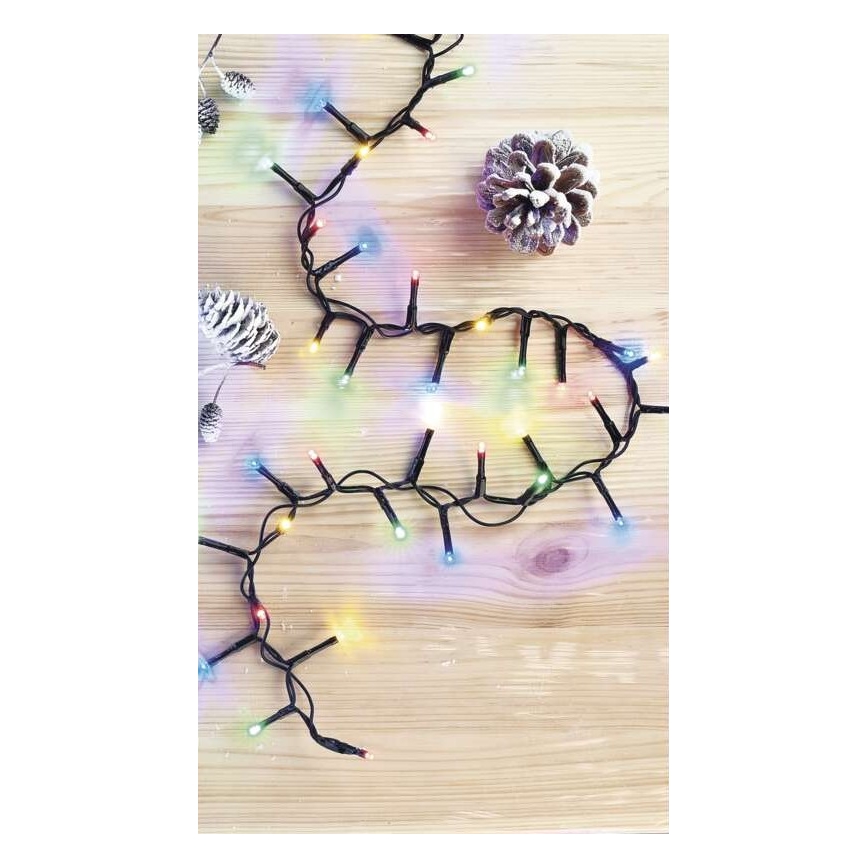 Εξωτερική γιρλάντα LED 600xLED/17m IP44 πολύχρωμη