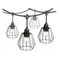 Εξωτερική διακοσμητική γιρλάντα CRETE 10xE27/230V 15m IP44
