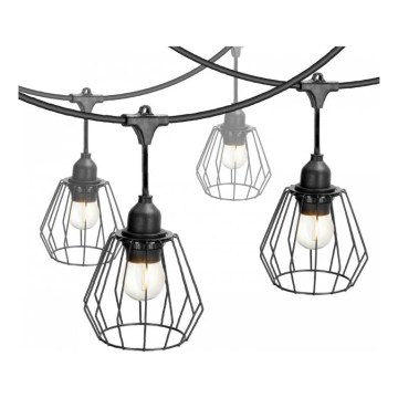 Εξωτερική διακοσμητική γιρλάντα CRETE 15xE27/230V 20m IP44