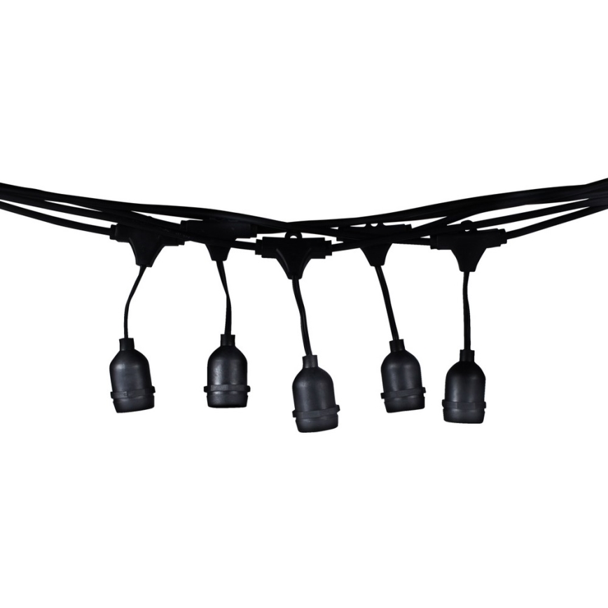Εξωτερική διακοσμητική γιρλάντα GIRLANDA 10 μ 10xE27/10W/230V IP44