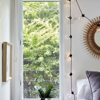 Εξωτερική διακοσμητική γιρλάντα GIRLANDA 10 μ 10xE27/10W/230V IP44