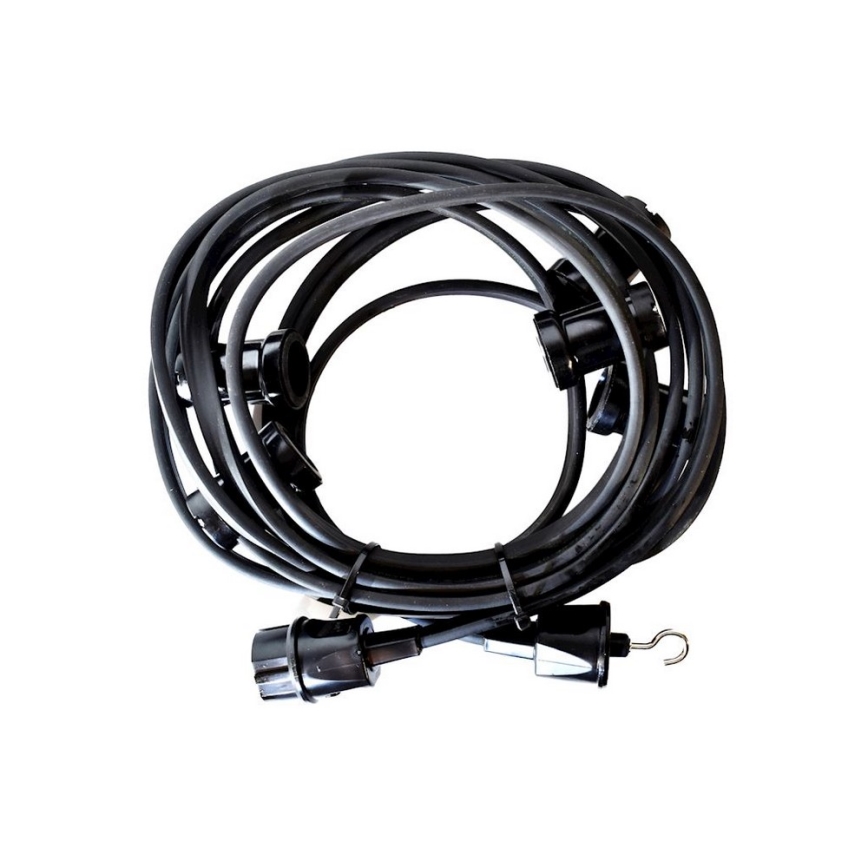 Εξωτερική διακοσμητική αλυσίδα GIRLANDA 12 μ 10xE27/15W/230V IP44