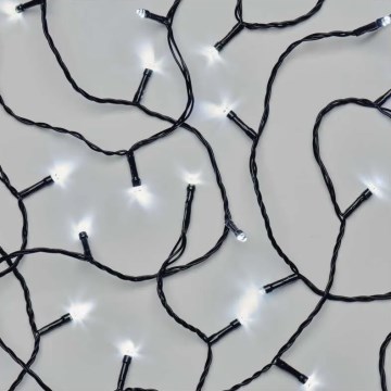 Εξωτερική χριστουγεννιάτικη γιρλάντα LED 100xLED/10m IP44 ψυχρό λευκό