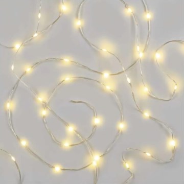 Εξωτερική χριστουγεννιάτικη γιρλάντα LED 120xLED/17m IP44 θερμό λευκό