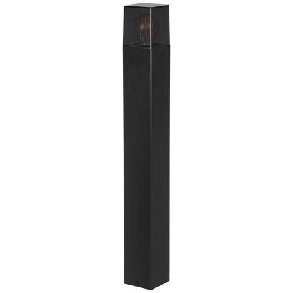 Εξωτερικό φωτιστικό 1xE27/40W/230V IP44 80 cm μαύρο/καπνιστό