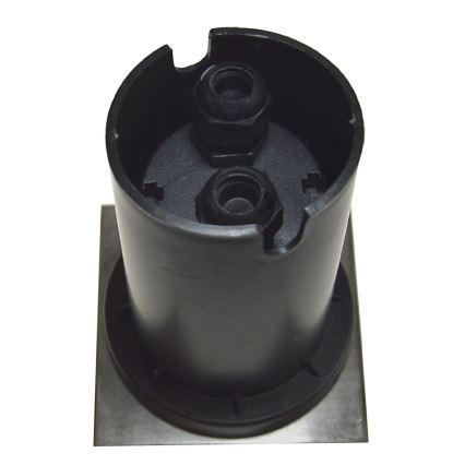 Εξωτερικό φωτιστικό δαπέδου 1xGU10/35W/230V IP44 ματ χρώμιο