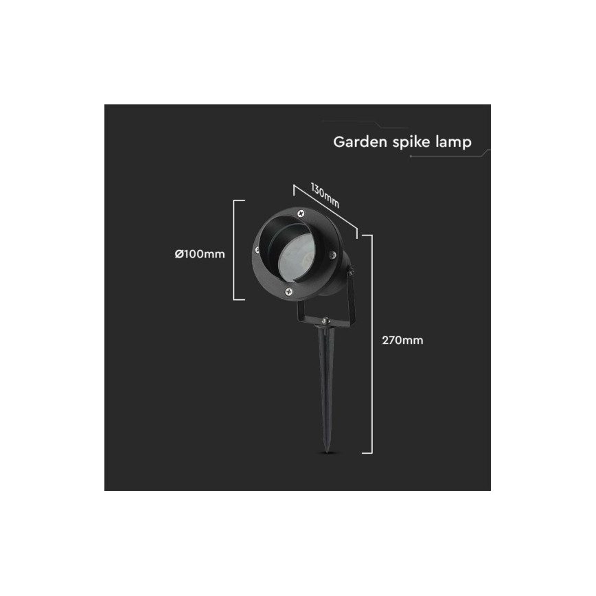 Εξωτερικό φωτιστικό 1xGU10/35W/230V IP65