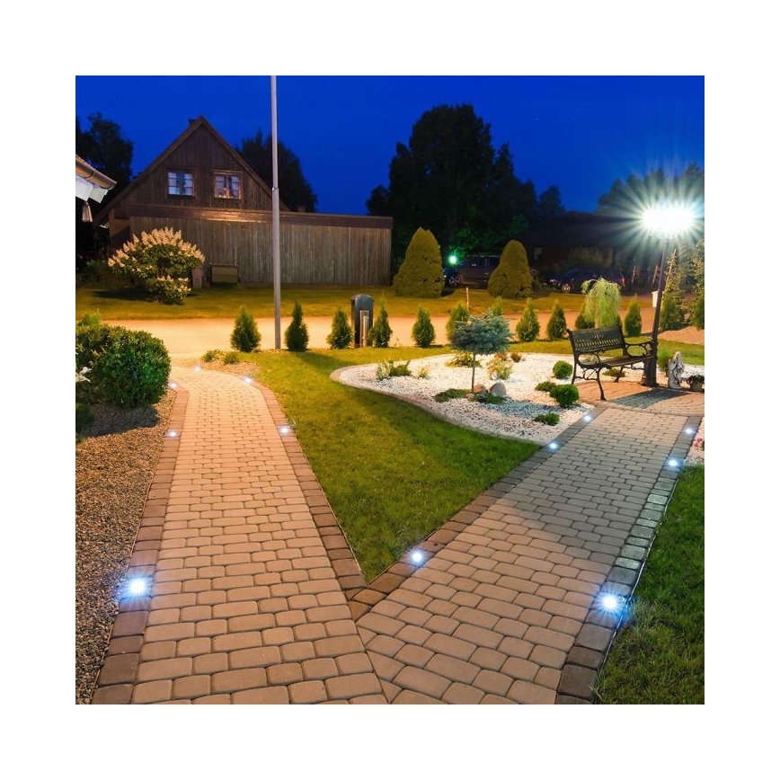 Εξωτερικό φωτιστικό δαπέδου 1xGU10/35W/230V IP67