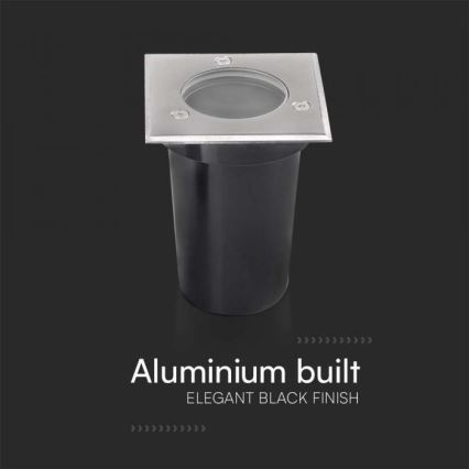 Εξωτερικό φωτιστικό δαπέδου 1xGU10/35W/230V IP67