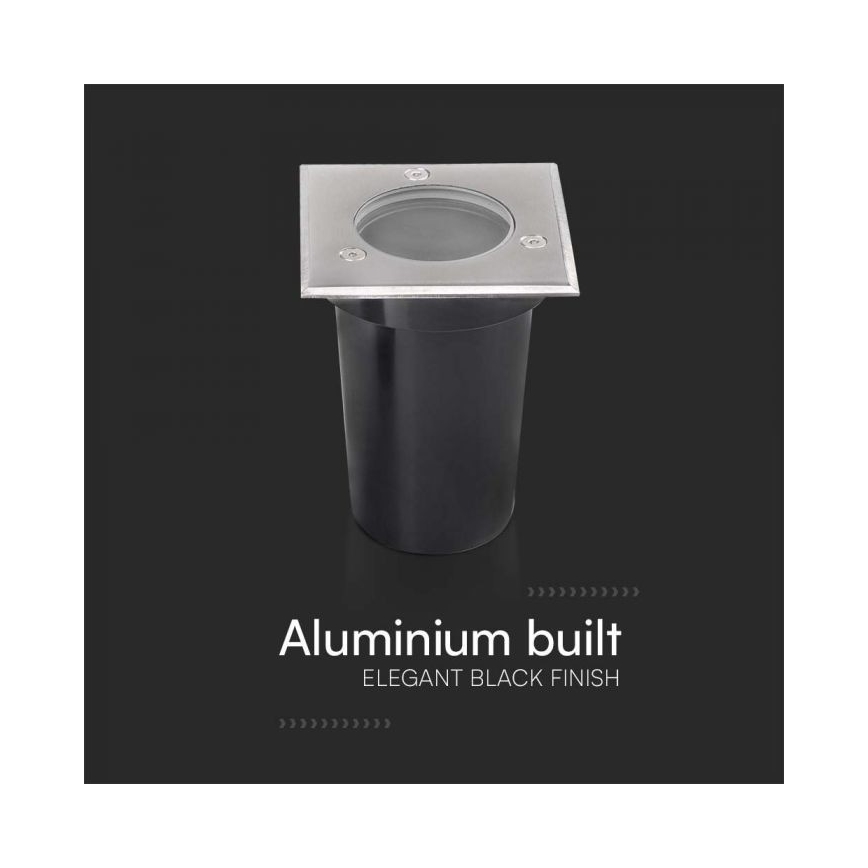 Εξωτερικό φωτιστικό δαπέδου 1xGU10/35W/230V IP67