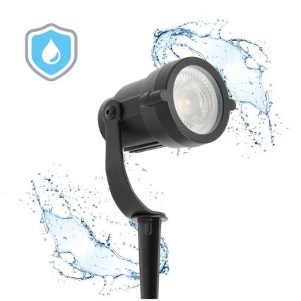 Εξωτερικό φωτιστικό BLAKE UNO 1xGU10/35W/230V IP65 μαύρο