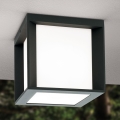 Εξωτερικό φωτιστικό HENRY 1xE27/15W/230V 16x16 cm IP44 ανθρακί