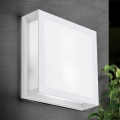 Εξωτερικό φωτιστικό HENRY 2xE27/15W/230V 26x26 cm IP44 λευκό