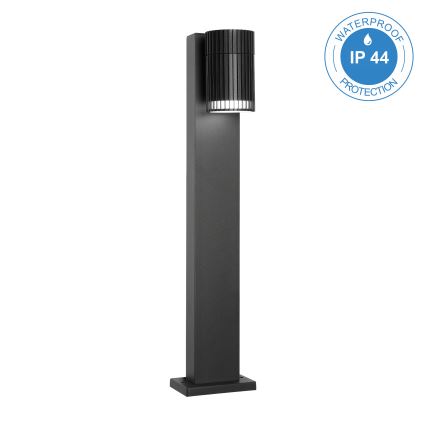 Εξωτερικό φωτιστικό LANTHEA 1xGU10/11W/230V IP44 50 cm μαύρο