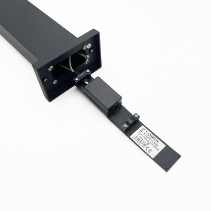 Εξωτερικό φωτιστικό LANTHEA 1xGU10/11W/230V IP44 50 cm μαύρο