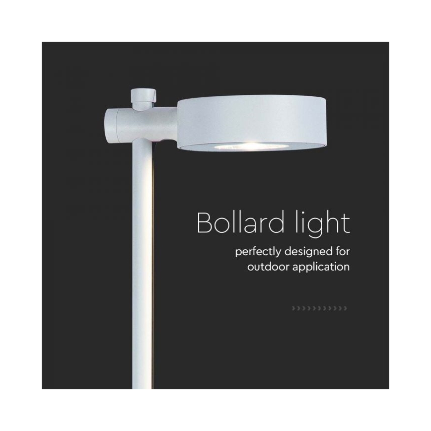 Εξωτερικό φωτιστικό LED LED/7W/230V 4000K IP65 λευκό 102 cm