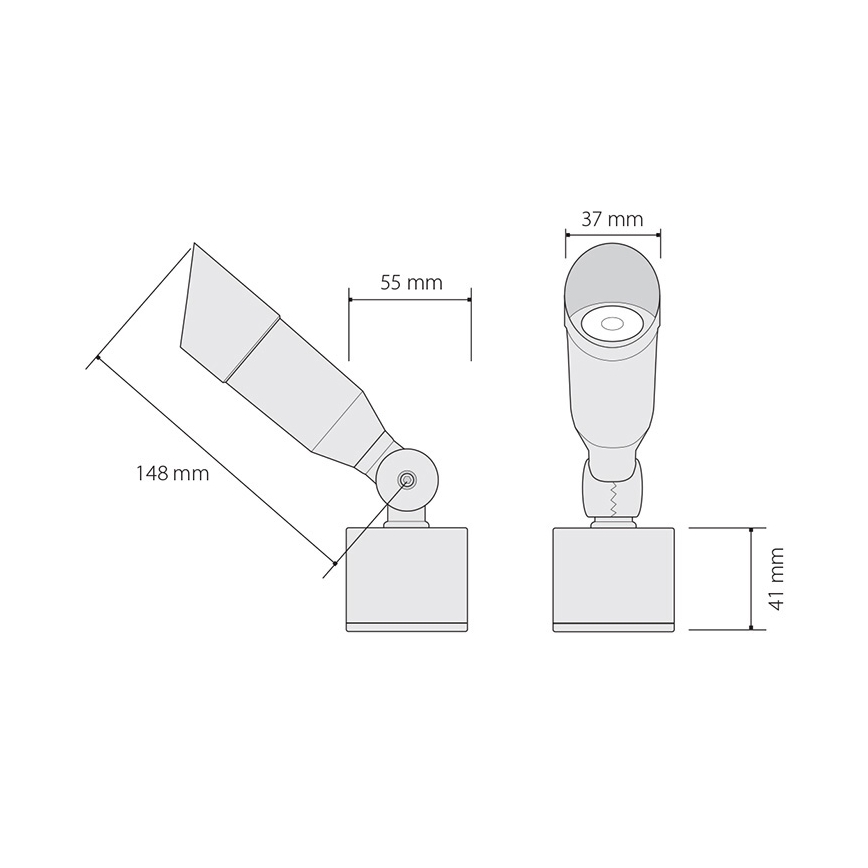 Εξωτερικό φωτιστικό OKO LED/1W/350mA IP54
