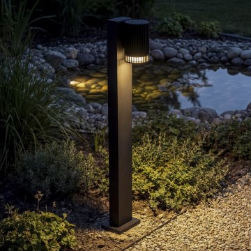Εξωτερικό φωτιστικό RADILO 1xGU10/11W/230V 50 cm IP44 μαύρο
