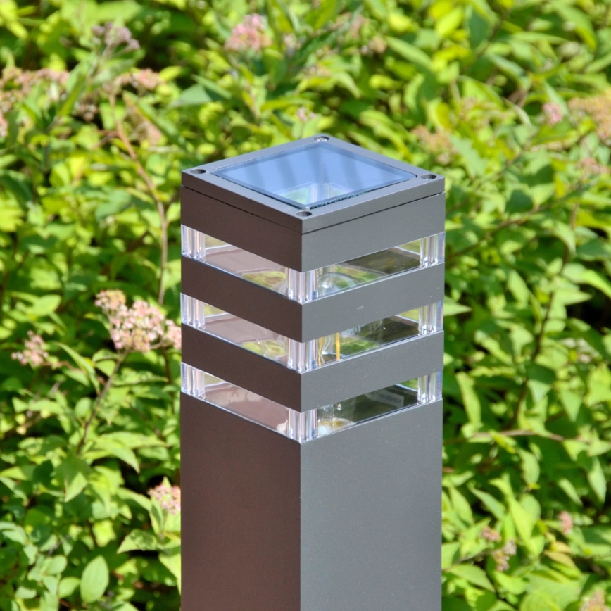 Εξωτερικό φωτιστικό TEKSAS 1xE27/12W/230V IP44 44 εκ. ανθρακί