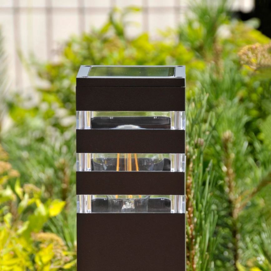 Εξωτερικό φωτιστικό TEKSAS 1xE27/12W/230V IP44 74 εκ. ανθρακί