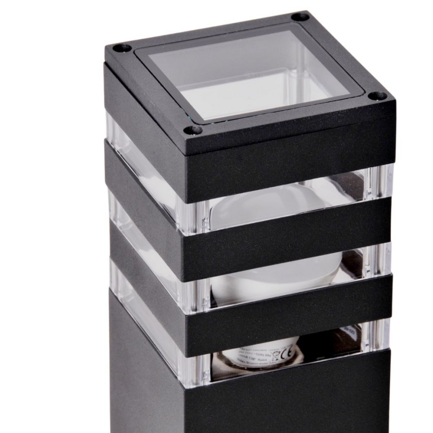 Εξωτερικό φωτιστικό με αισθητήρα TEKSAS 1xE27/12W/230V IP44 44 εκ. ανθρακί