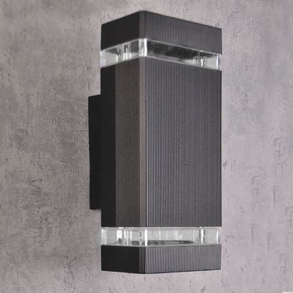 Εξωτερικό επιτοίχιο φωτιστικό GILBERT 2xGU10/10W/230V IP44