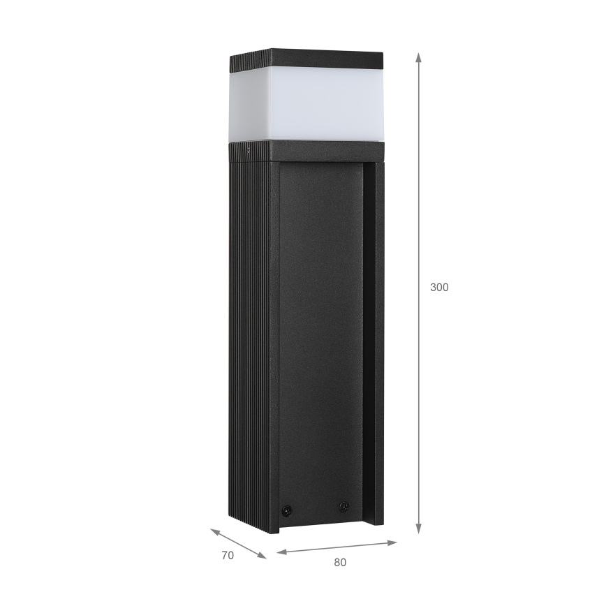 Εξωτερικό φωτιστικό VESPER 1xG9/5W/230V IP44 30 cm μαύρο