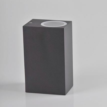 Εξωτερικό επιτοίχιο φωτιστικό BOSTON 2xGU10/10W/230V ανθρακί