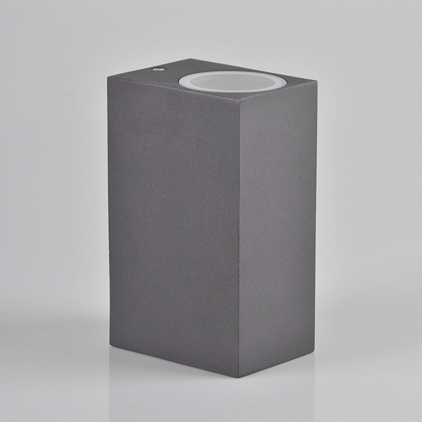 Εξωτερικό επιτοίχιο φωτιστικό BOSTON 2xGU10/10W/230V ανθρακί