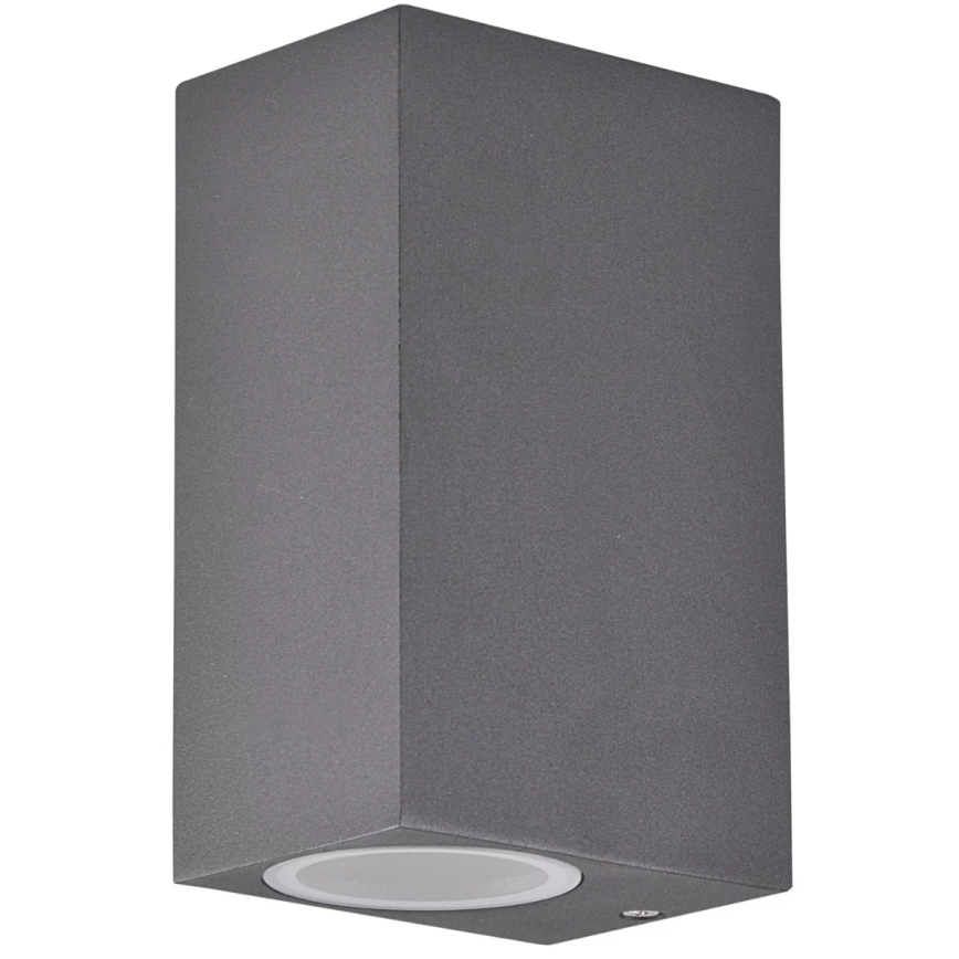 Εξωτερικό επιτοίχιο φωτιστικό BOSTON 2xGU10/10W/230V ανθρακί
