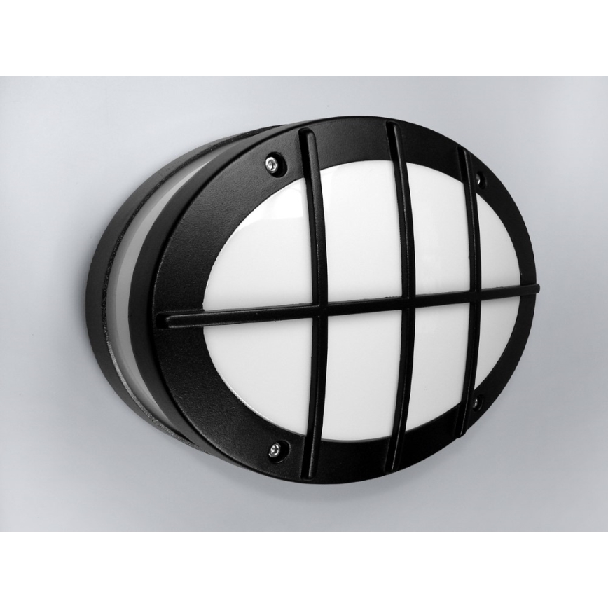 Εξωτερικό επιτοίχιο φωτιστικό GALLUN 1xE27/60W/230V IP54 μαύρο