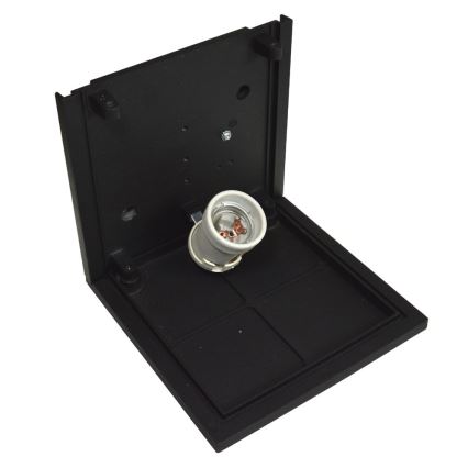 Εξωτερικό επιτοίχιο φωτιστικό JAVEN 1xE27/60W/230V IP44 μαύρο