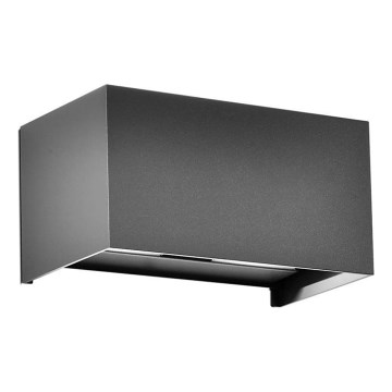 Εξωτερικό επιτοίχιο φωτιστικό LED/24W/230V 4000K IP65 ανθρακί