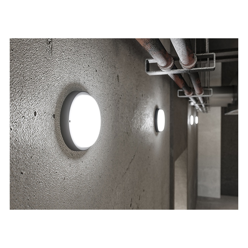 Εξωτερικό επιτοίχιο φωτιστικό LED 9W/230V IP54 μαύρο