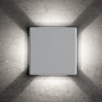 Εξωτερικό επιτοίχιο φωτιστικό LED REFAZI LED/6W/230V IP54 λευκό