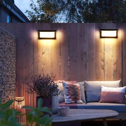 Εξωτερικό επιτοίχιο φωτιστικό NEELY LED/12W/230V IP54 μαύρο