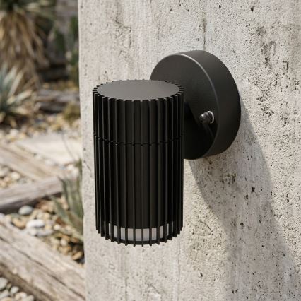 Εξωτερικό επιτοίχιο φωτιστικό σποτ LANTHEA 1xGU10/11W/230V IP44 μαύρο